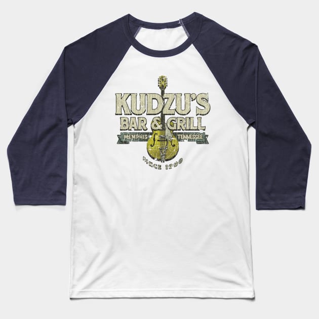 Kudzu’s Bar & Grill Memphis Tennessee Baseball T-Shirt by JCD666